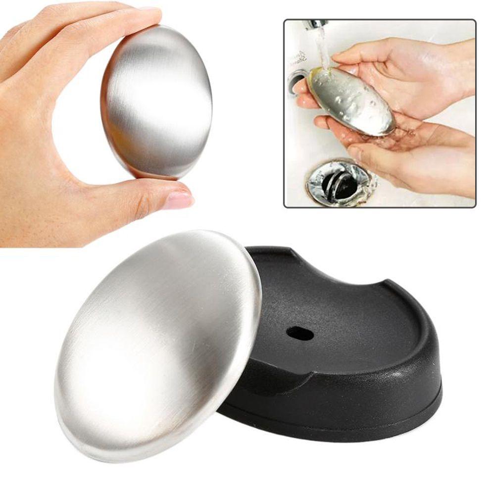 Washing Cleaning Products Deodorizing Metal Soaps Oval Hand Washer Deodorant Soap Stainless Steel