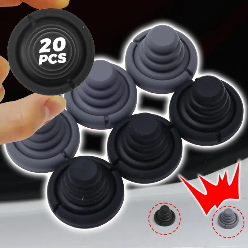 Silicone Car Door Shock Pads Buffer Gasket  Weatherproof Noise Reduction for Trunk Hood Truck Van Door Protection Car Bumper