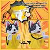 Kung Fu Animale Husky Guanti Cane Interattivo Mano Boxe Burattino Dita Battaglia Suono Peluche Bambola Giocattolo per Bambini Regalo di Compleanno