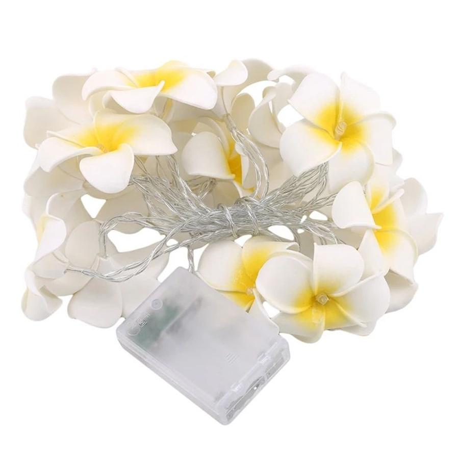 Christmas Decorations 6M 40LEDs Simulation Egg Flower String Lights Battery Powered Creative Garland Party Wedding Fairy Lights