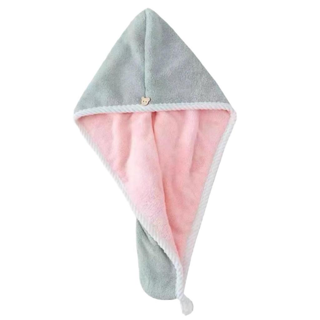 Quick-Dry Pineapple Hair Towel Wrap - Thickened Coral Fleece Headscarf for Hair Drying
