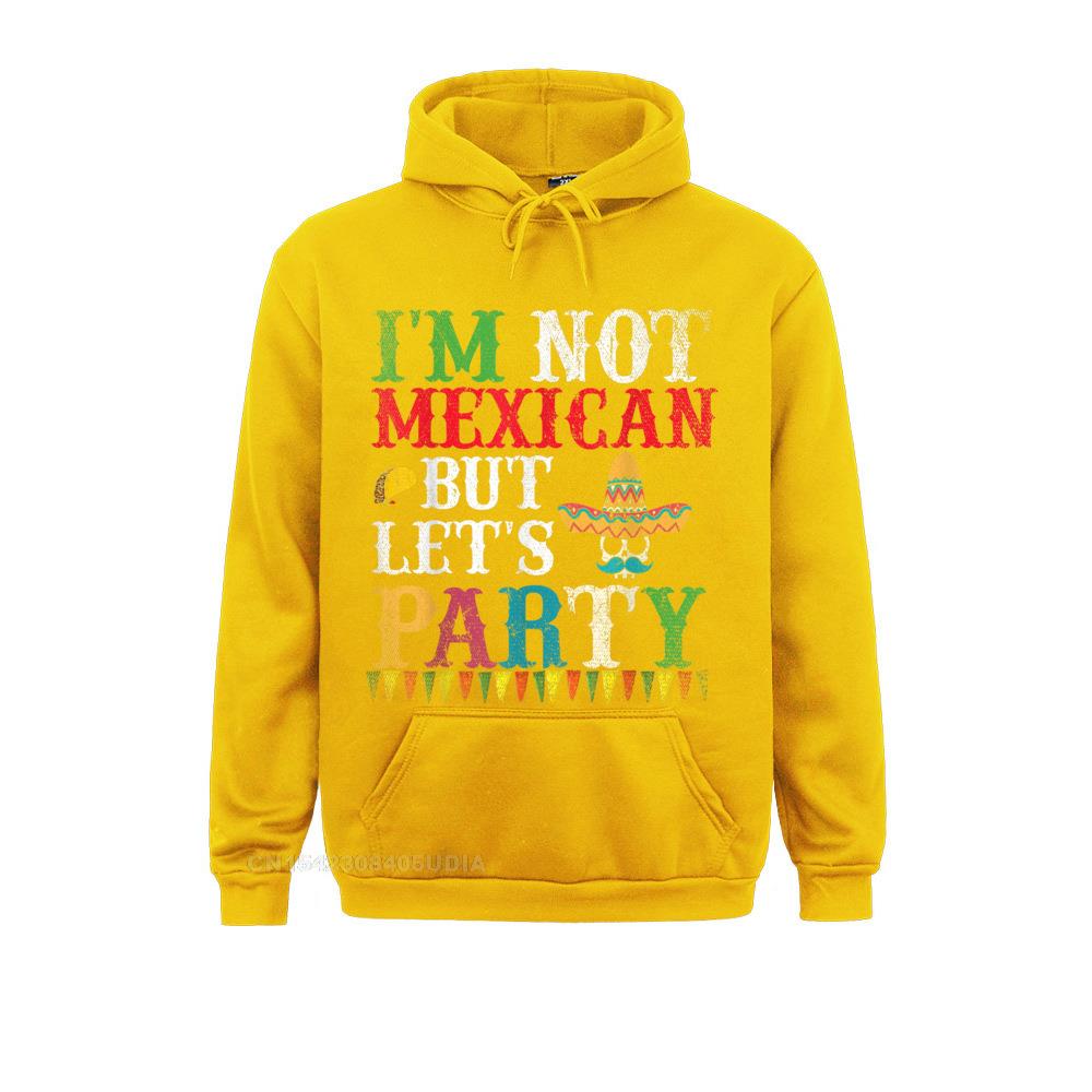 

Сомбреро Череп «Я не мексиканец, но давайте вечеринка Синко де Майо» толстовки с капюшоном Ostern Day толстовки для унисекс новые толстовки XL