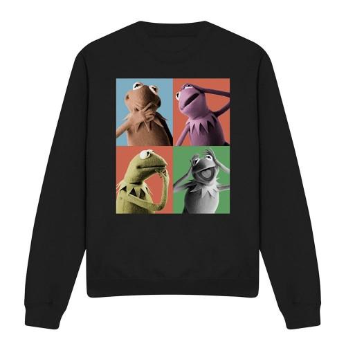 The Muppets Unisex Adult Kermit Poses Long-Sleeved Sweatshirt