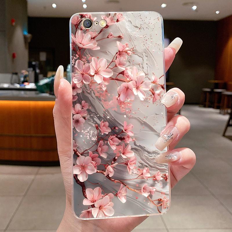 For Oppo A71 A71k CPH1717 Back Cover Oppo A71 2018 CPH1801 Case Luxury Fashion Butterfly Flowers Clear Soft Silicone Phone Case