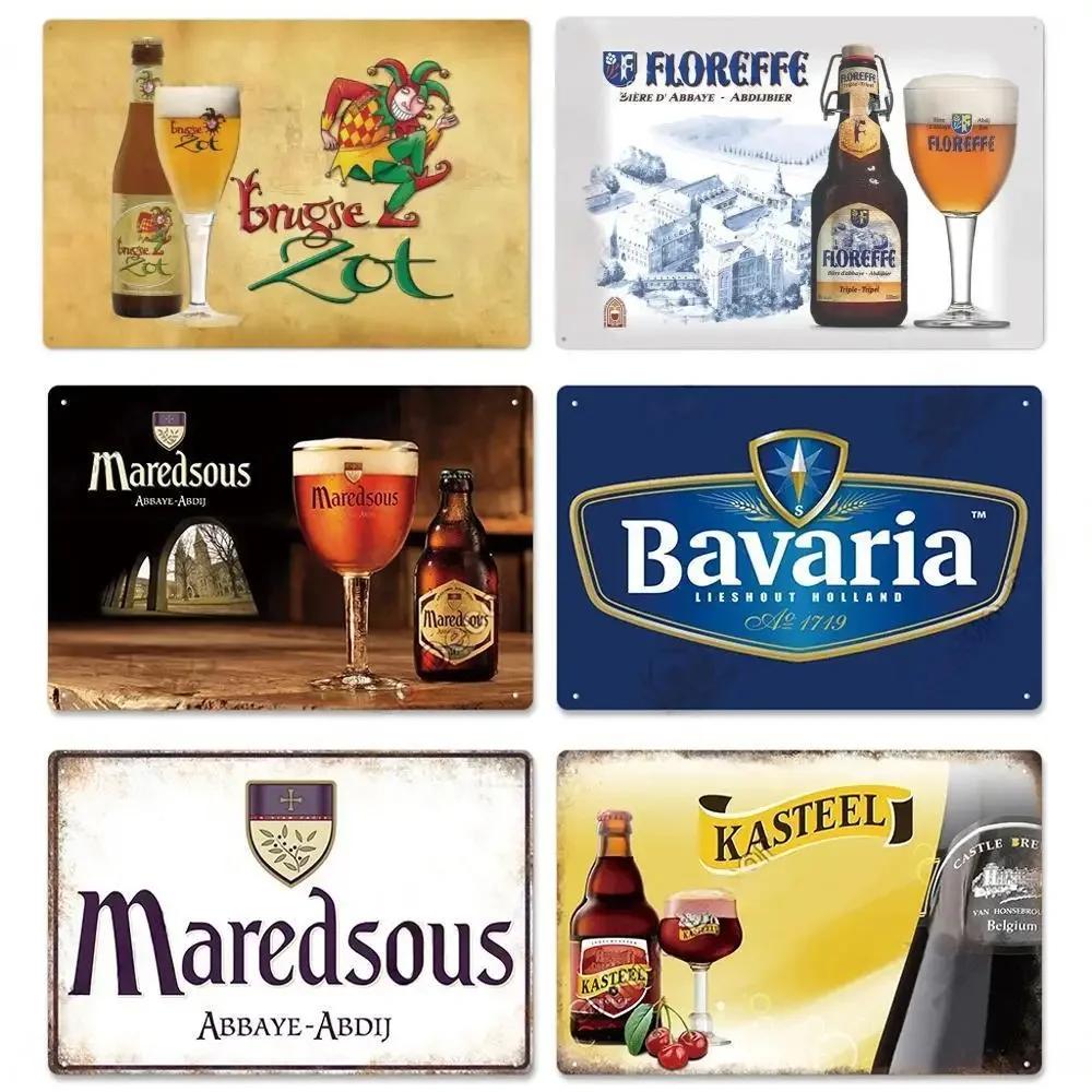 Vintage Beer Brand Metal Sign Plaque Metal Tin Sign Poster Decoration For Workshop Pub Kitchen Club Man Cave Bar Home Wall Decor