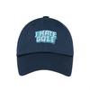 LOLONG I Hate Golf Needlepoint Hat (Navy)