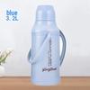 Large Leather-Covered Thermos Flask for Home or Dorm Use - Keeps Tea Warm, Plastic Exterior, Ideal for Students