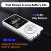 16GB Bluetooth MP3 Player HIFI Sport Music Speakers MP4 Media FM Radio Recorder
