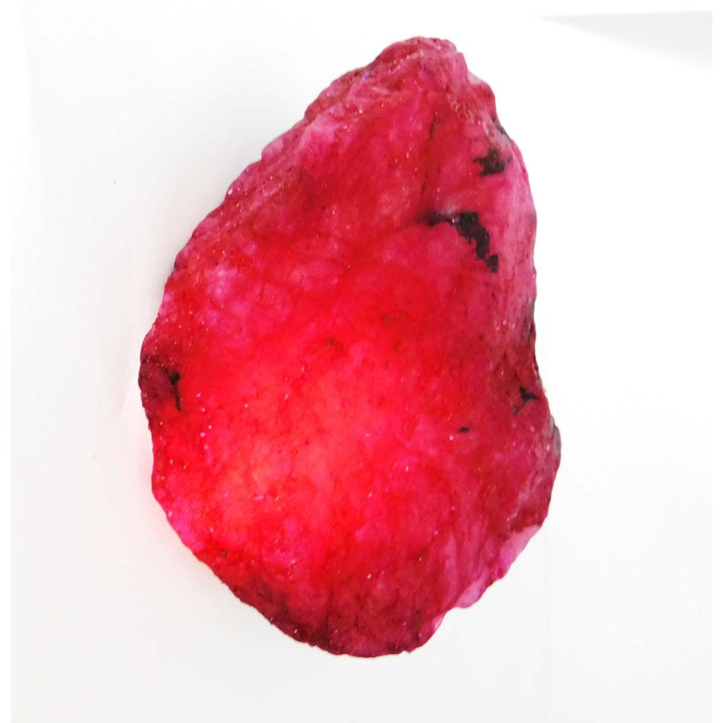 1135 Karat Natürlicher Roter Rubin Riesiger Rohstein Aus der Erde Abgebaut ZERTIFIZIERTER Loser Edelstein AZ-212