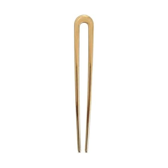 Forcina per Capelli NAKANOYA, 1 pz Fermaglio a U, Taglia Grande, Lega Metallica, Semplice, Minimalista, Lucido, Stile Coreano, Formale, Business, Alta Moda, Cinese