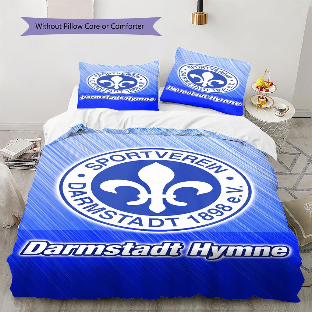 Darmstadt Spirit Bedding Quilt Set Quilt Cover Pillowcase Home Decoration Birthday Gift (1 * Duvet Cover + 2 * Pillowcase, Without Core)
