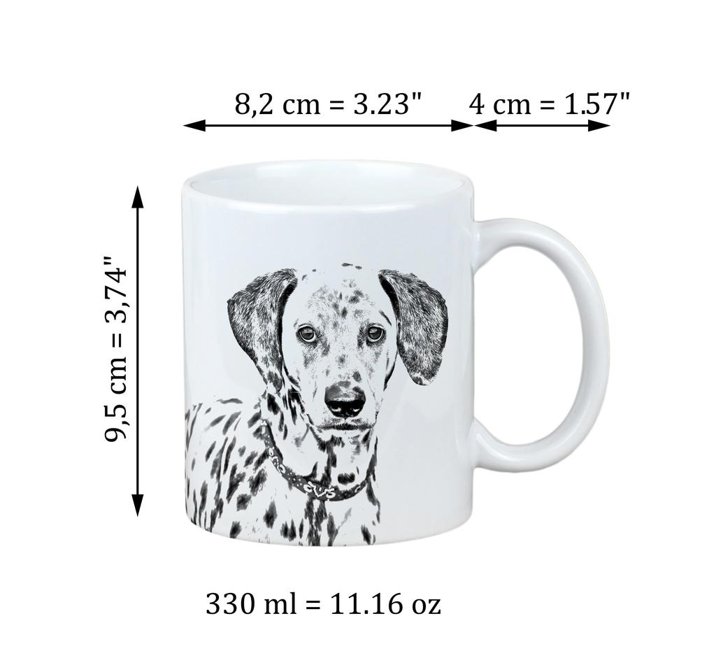 Dalmatian, Carriage Dog, Spotted Coach Dog – Cup with a dog, cute cup with graphics | Art-Dog