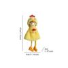 Dekoration Requisiten Gelbes Huhn Ostern Niedliches Design Hängende Dekoration Hängende Ornamente Figur Baum Anhänger Frühling Ostern
