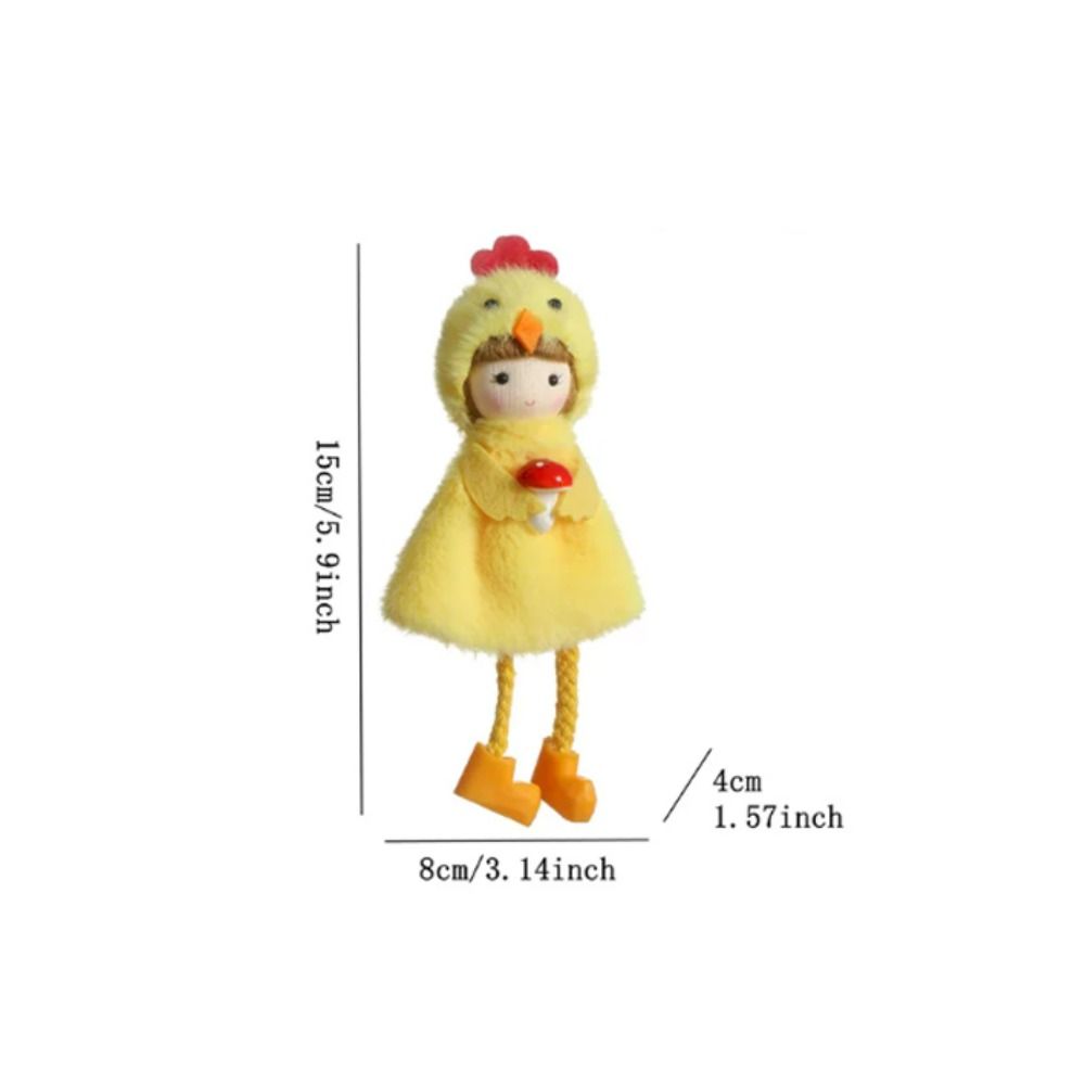 Dekoration Requisiten Gelbes Huhn Ostern Niedliches Design Hängende Dekoration Hängende Ornamente Figur Baum Anhänger Frühling Ostern