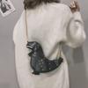 Bag girl new fashion three-dimensional dinosaur doll shoulder bag chain animal shape messenger bag