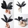 Phalaenopsis Leaves Faux Pu Soft Plastic Plant Accessories For Event Decorations And Home Styling