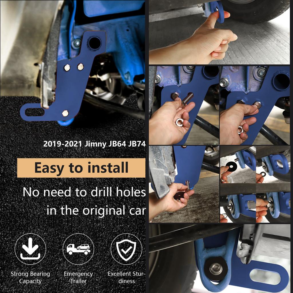 Anhängerkupplung vorne links für Suzuki Jimny JB64W JB74 2019-2023