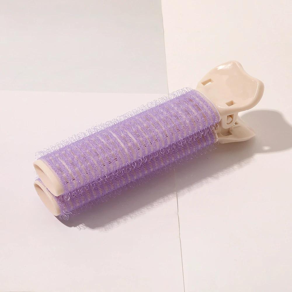1/2/6pcs Hair Root Fluffy Clip Lazy Hair Edge Clip Women Top Styling Curling Barrel Portable Korean Bangs Side Clips Hair Roller