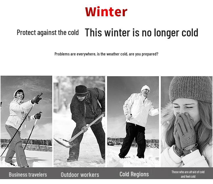 USB Heated Scarf for Men and Women - Warm Neck Protection with Intelligent Heating & Hot Compress for Winter