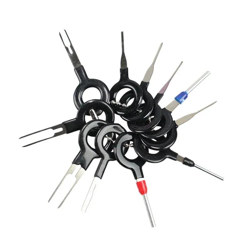 11pcs Automotive Wire Terminal Removal Tool Car Wiring Crimp Connector Pin Kit Durable