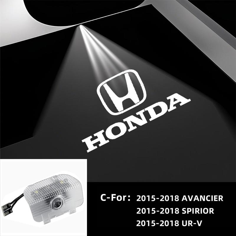 Honda Car Door Logo Welcome Light Projector Lamps Accessories For Honda Accord Civic FIT Insight CRV Jazz HRV CRZ CRX City Vezel