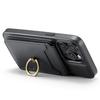 MAGKING K1 Series For iPhone 12 Pro Max Magnetic Case PC+TPU+PU Phone Cover with Card Holder Kickstand