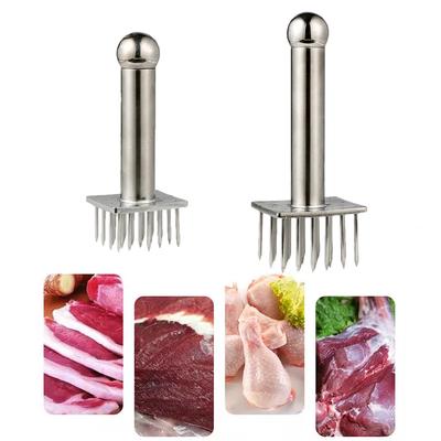 1ks Nerezová ocel Volná masová jehla Steak Maso Změkčovač Kladivo Domácí Hovězí Vepřová Kotleta Volné maso Kladivo Kuchyňský Nástroj