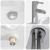 Bathroom Furniture Set Black Oak Engineered Wood