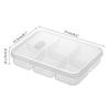 Transparent 4/6 Grids Storage Box Refrigerator Large Capacity Container Storage Box Frozen Meat Compartment Food Kitchen Tool