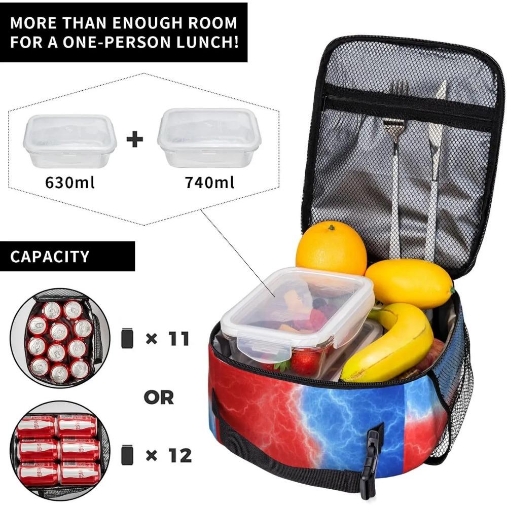 Lunch Box for Boys, Cool Video Game Controller Reusable Lunch Bag for Kids, Gaming Reusable Lunch Box Cooler  for School Travel