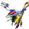 Cleqee Stackable Banana Breadboard Female Jumper Soft Flexible Silicone Test Leads for Electrical Testing Plugs, Wires,