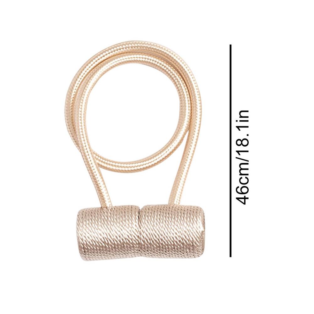 

2Pc Magnets Curtains Clamps Curtain Holder Tieback Magnetic Clips Hanging Balls Tie Back for Window Draperies Accessories