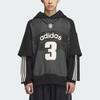 Adidas Originals FW25 Team Fake Two-Piece Sports Hoodie Long Sleeve Sweatshirt Men hoodies KC2607
