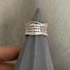 Women's 925 Sterling Silver Retro Ring - Light Luxury, Colorfast, Versatile, High-End.