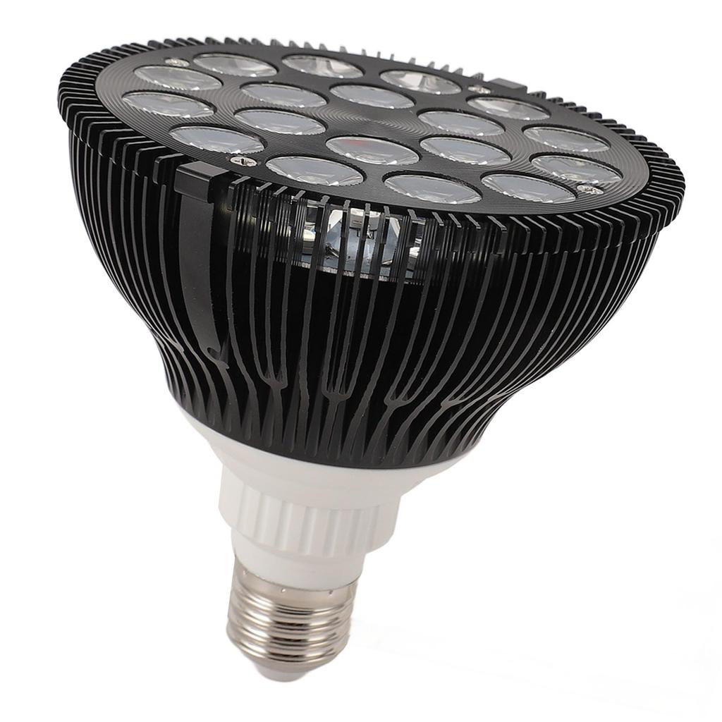 Pełne spektrum światła LED do akwarium, lampa do wzrostu roślin wodnych, 18 W, wykorzystuje 18 chipów LED 1 W, soczewkę optyczną 45 stopni, lekką, dobrą rozpraszalność ciepła