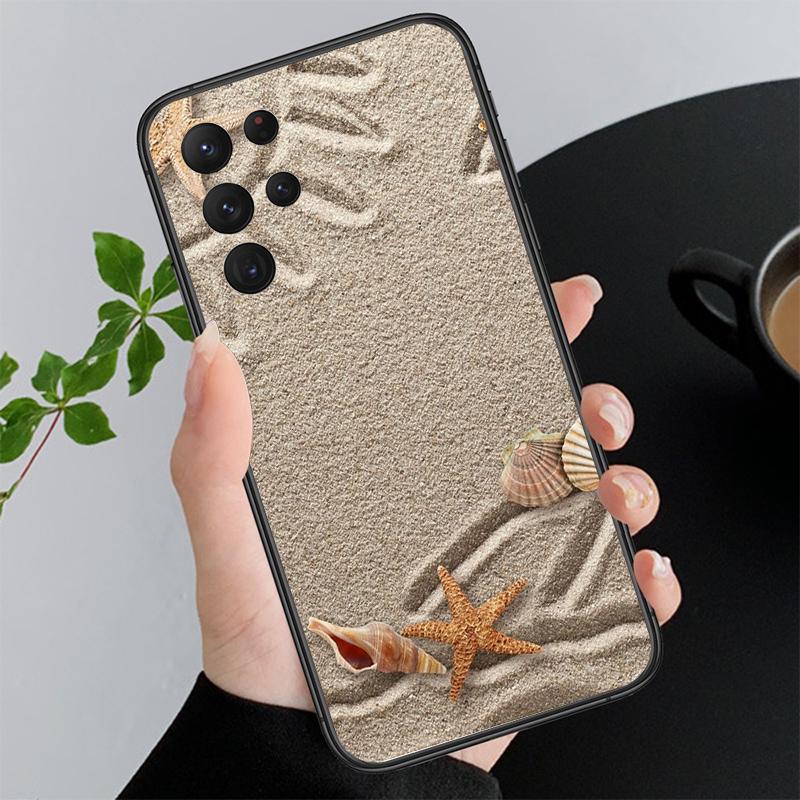 Phone Case For Samsung A17 A55 A16 A56 A35 A15 A53 A54 A33 A34 A25 A05S A52 A52S A07 A26 A06 Ocean Starfish