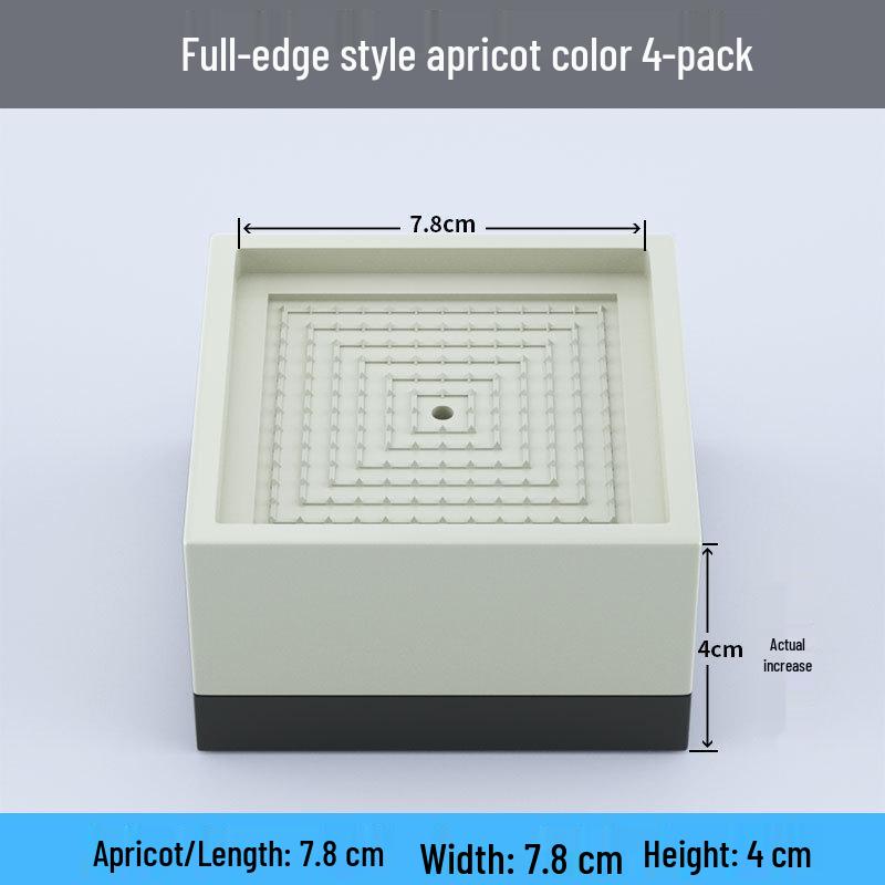 Non-Slip Furniture Heightening Pads for Table, Sofa, Coffee Table, TV Cabinet - Shockproof Leg Risers
