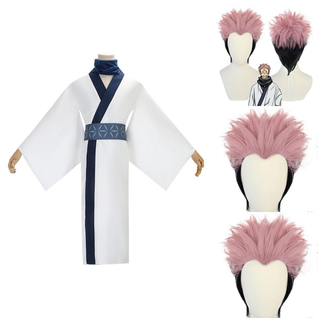 High Quality Ryomen Sukuna Kimono Suit Halloween Costume For Boys And Girls