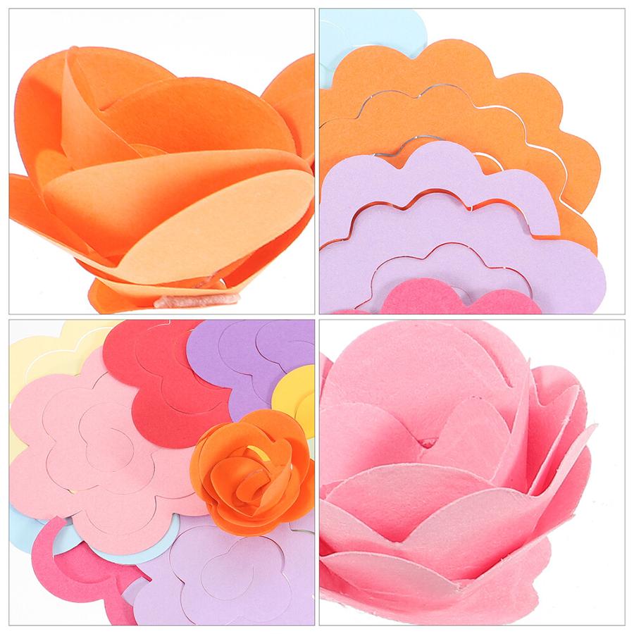 40 Stück Papier-Quilling zum Aufrollen zu Rosenblüten DIY-Bastelbedarf Origami für Hausverschönerung Partydekoration XJM