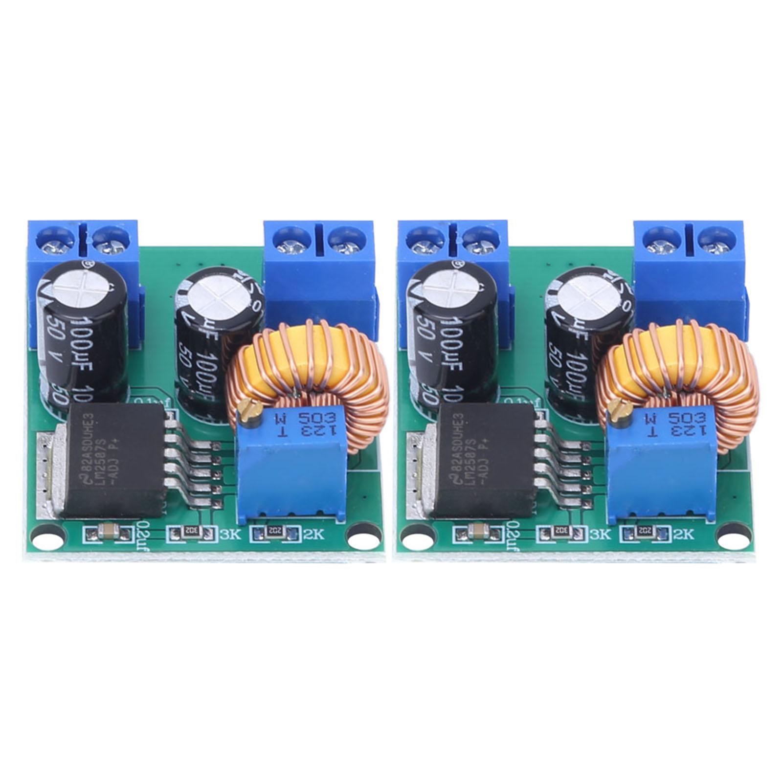 

2 Pcs Boost Module Adjustable DC DC Variable Voltage Step Up Converter 3~35V to 4~40V