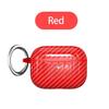 For Airpods-Pro2 2022 Case 3 Carbon Fiber Wireless Earphone Case Headphone Cover With Keychain Hook For AirPod Pro 2 2nd Thin PC Case