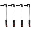 4Pcs 1405401217 Brake Pad Wear Sensor Kit, Front Rear Brake Pad Wear Sensor For W140, W107, W124, W129