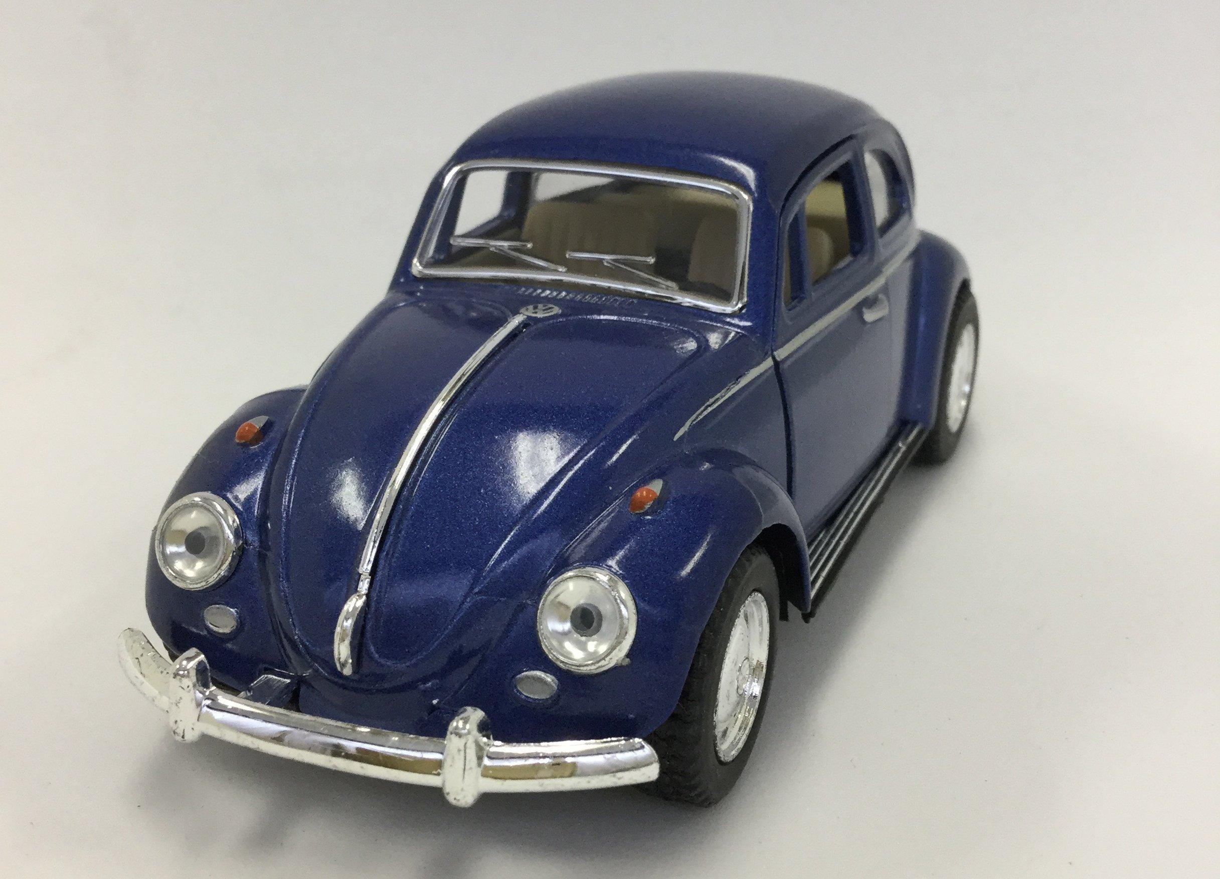 

KiNSMART Scale 1967 Classic Beetle Pullback Diecast Model Car 1/32 (Blue) синий