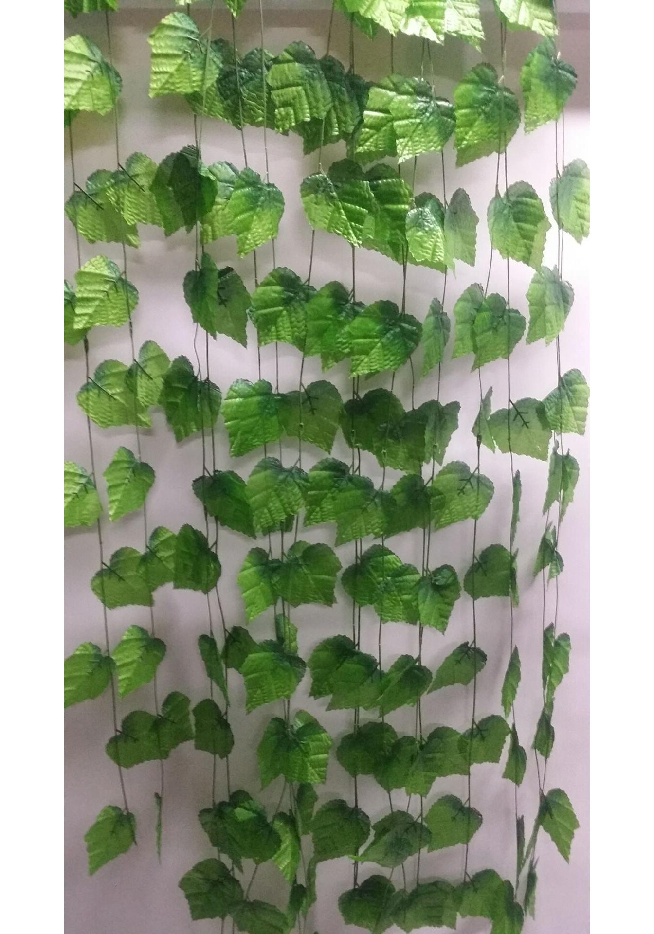 Grape Leaf Vine Artificial Ceiling Decoration Silk Evergreen Plant