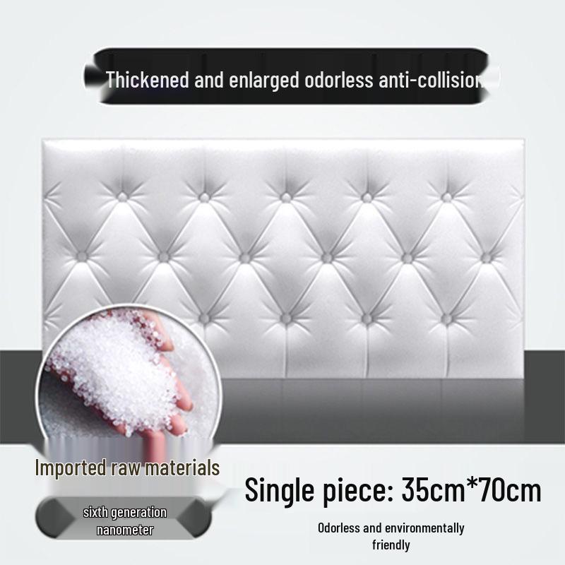 

Самоклеюча 3D наклейка на стіну: Водонепроникне, Протиударне, М яке узголів я для спалень, віталень та дитячих садків. 70x35 cm (8 mm thick)