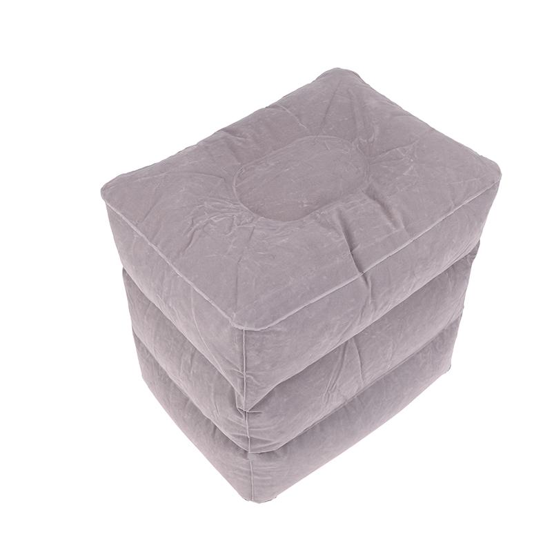 

Подушка для сна в полете для детей, подушка для отдыха в самолете, автомобиле, автобусе, надувная подушка для отдыха в путешествии, подушка для ног серый