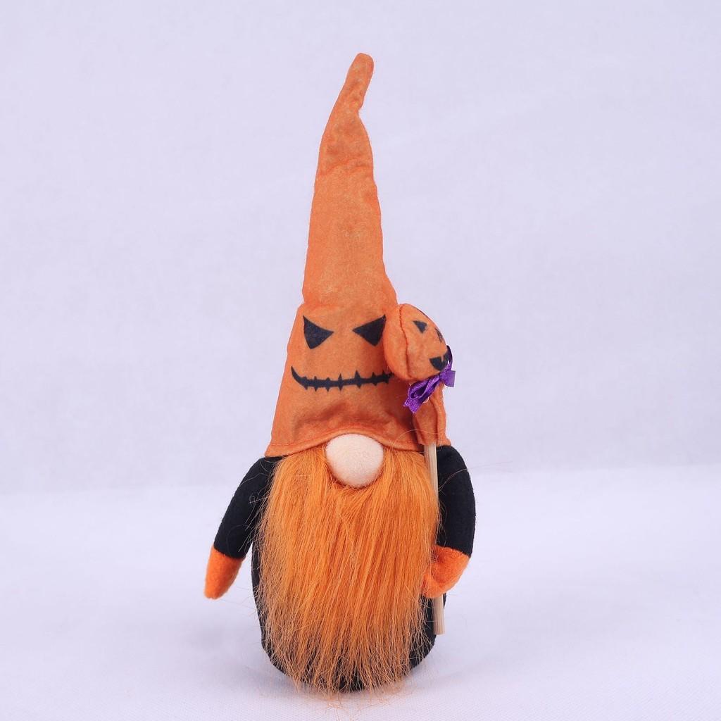 

Halloween No Face Pumpkin Doll With Polyester Fabric For Festive Party Decoration And Gift помаранчевий