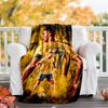 1pc Soccer7 (4) Theme Blanket - Digital Print, Polyester, Cozy for All Seasons, Perfect for Outdoor, Camping, and Travel