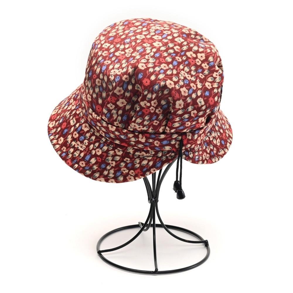 New Floral Sun Protection Hats Wide Brim Lightweight Basin Hats Breathable Sun Cap Women