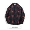 Men's Long-Sleeve Loose-Fit Shirt - Autumn/Summer Korean Style with Trendy Hong Kong Ins Print